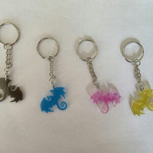 Porte-clé animal en résine — Dragon