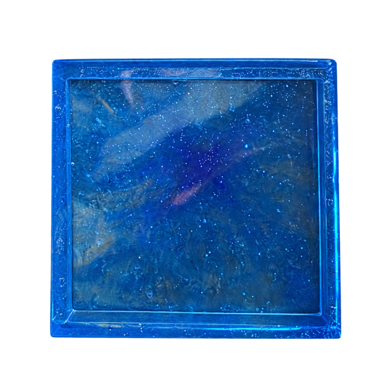 Dessous de verre personnalisable en résine